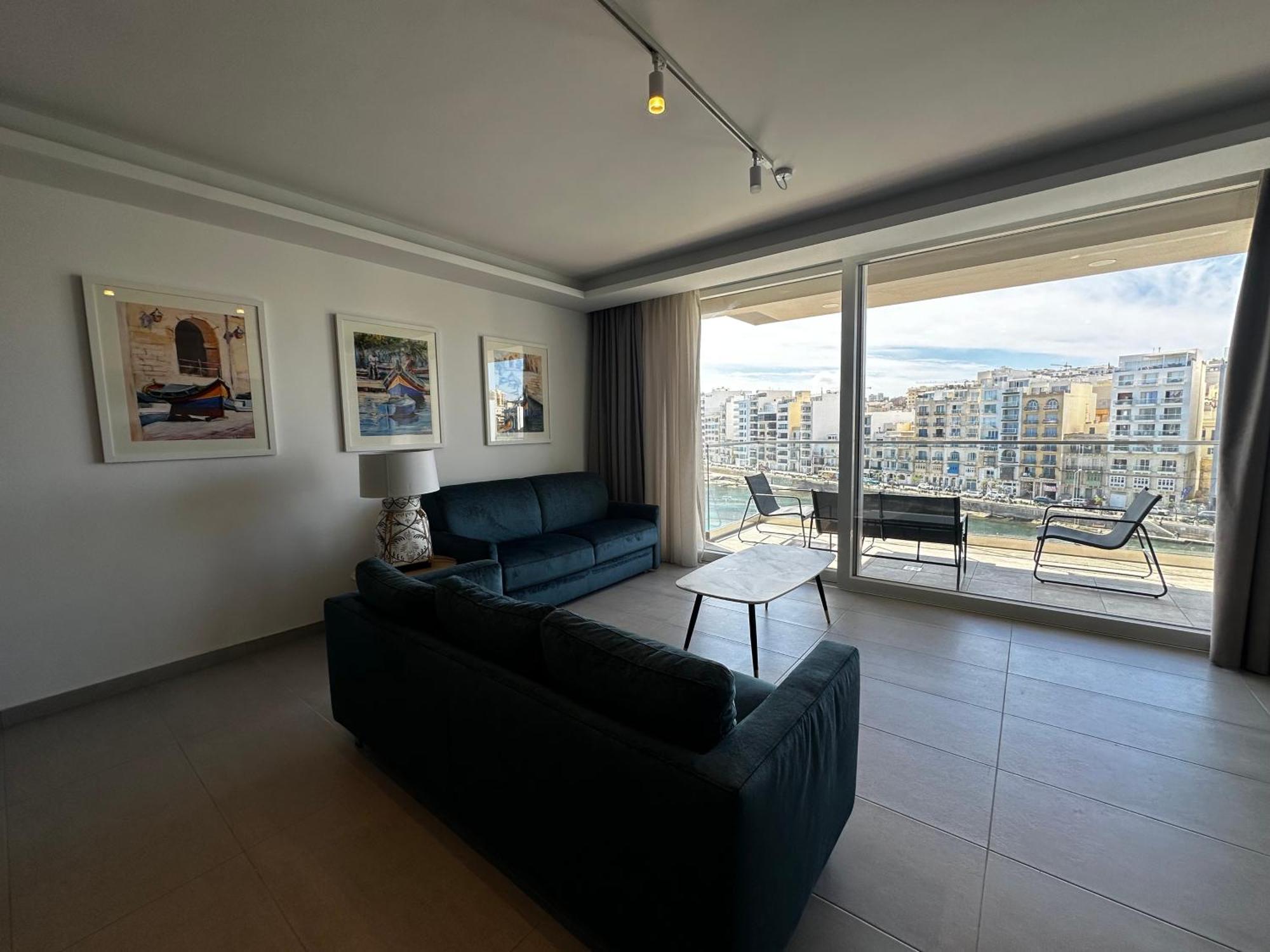 Апартаменты 86 Spinola Bay Сент Джулианс Экстерьер фото
