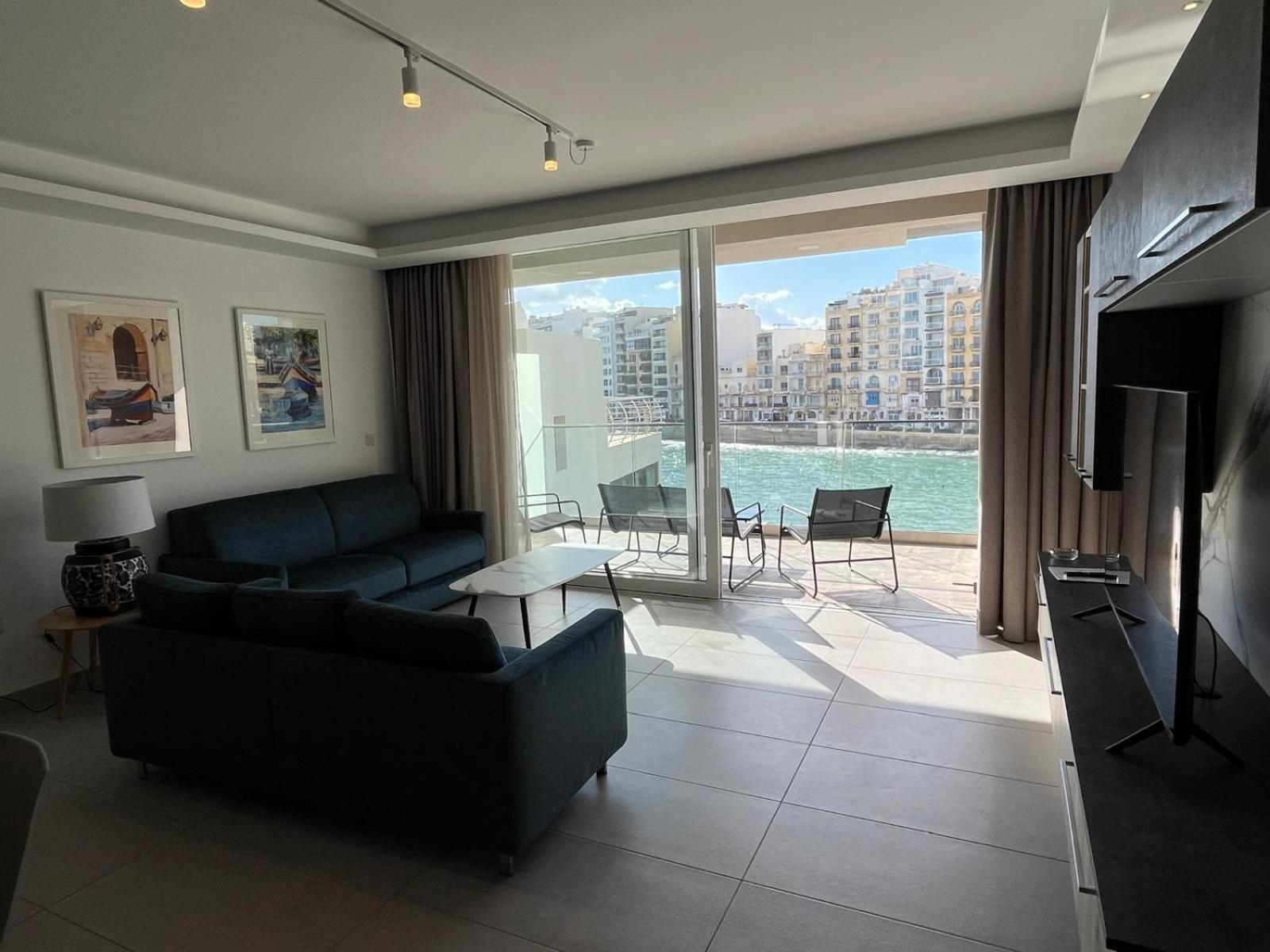 Апартаменты 86 Spinola Bay Сент Джулианс Экстерьер фото
